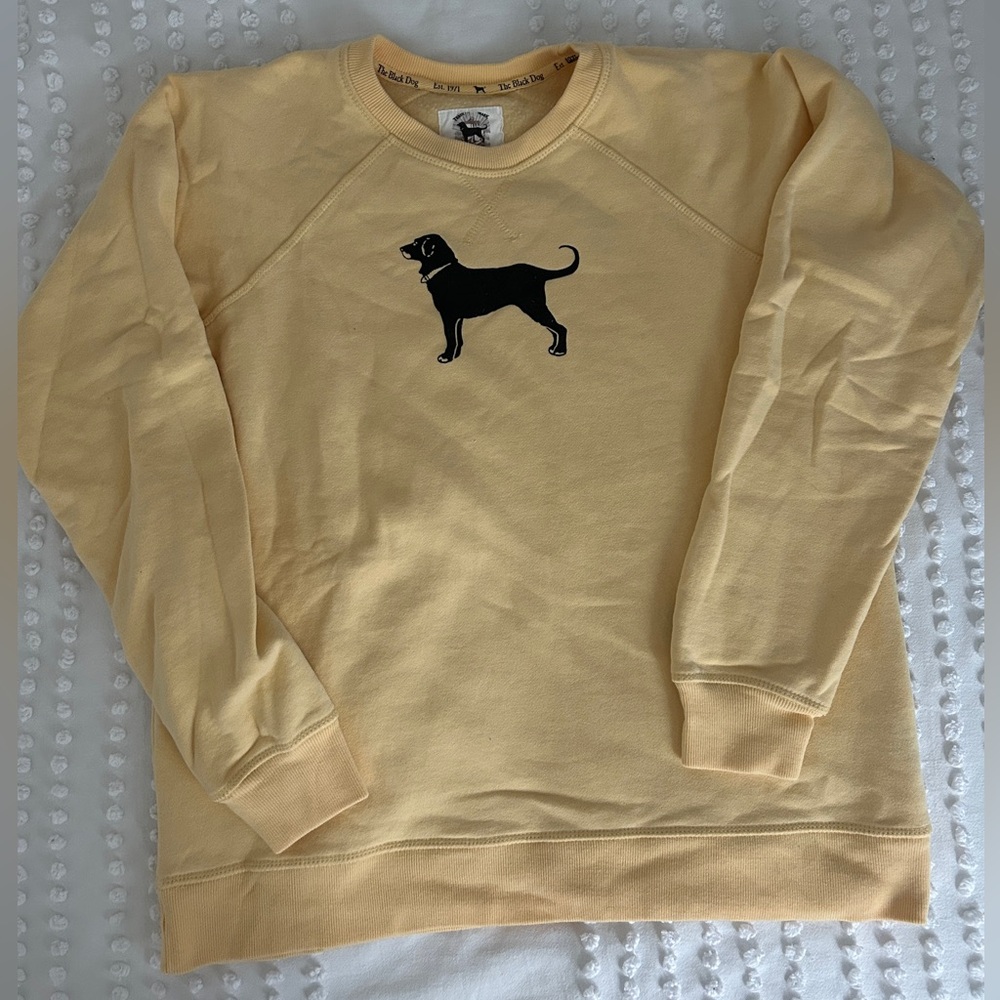 The Black Dog Yellow Sweatshirt